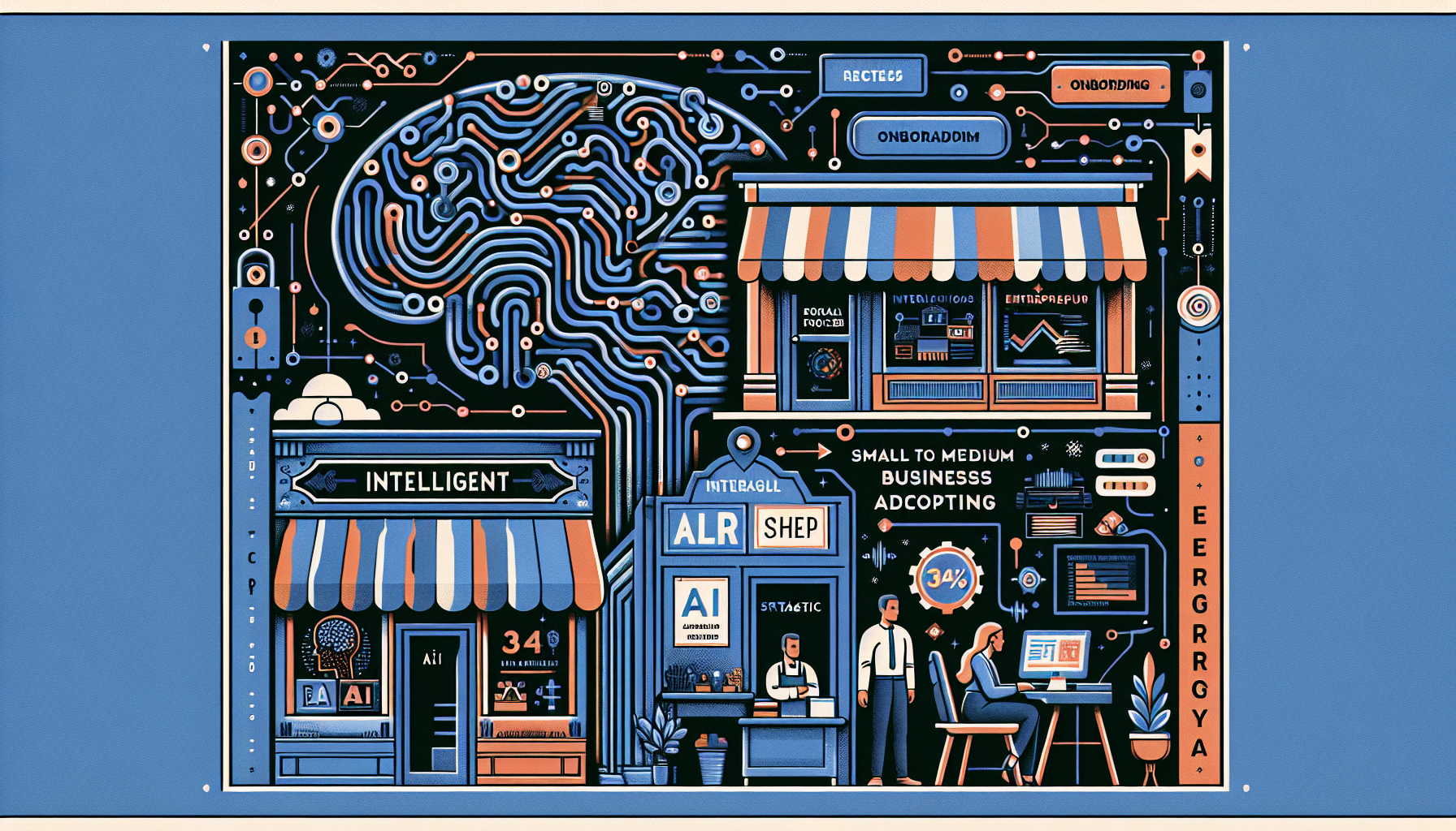 Adoption massive IA : 34 % des PME françaises déjà lancées, urgence stratégique